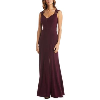 R M Richards Mesh-Back Gown Wine 8